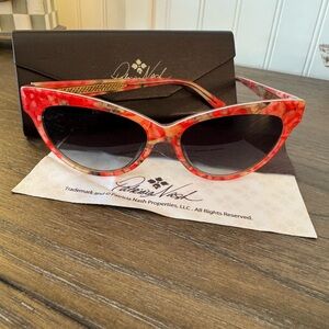 Patricia Nash Vibrant Red Cat-Eye Sunglasses